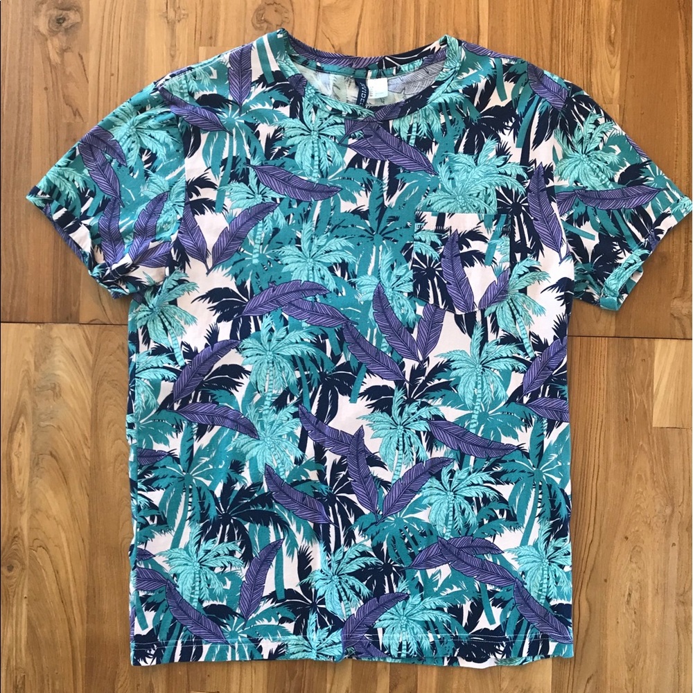 Tropical print t-shirt